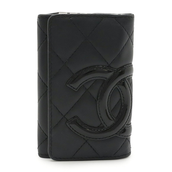 CHANEL Cambon Line Key Case 6-Key Soft Calfskin